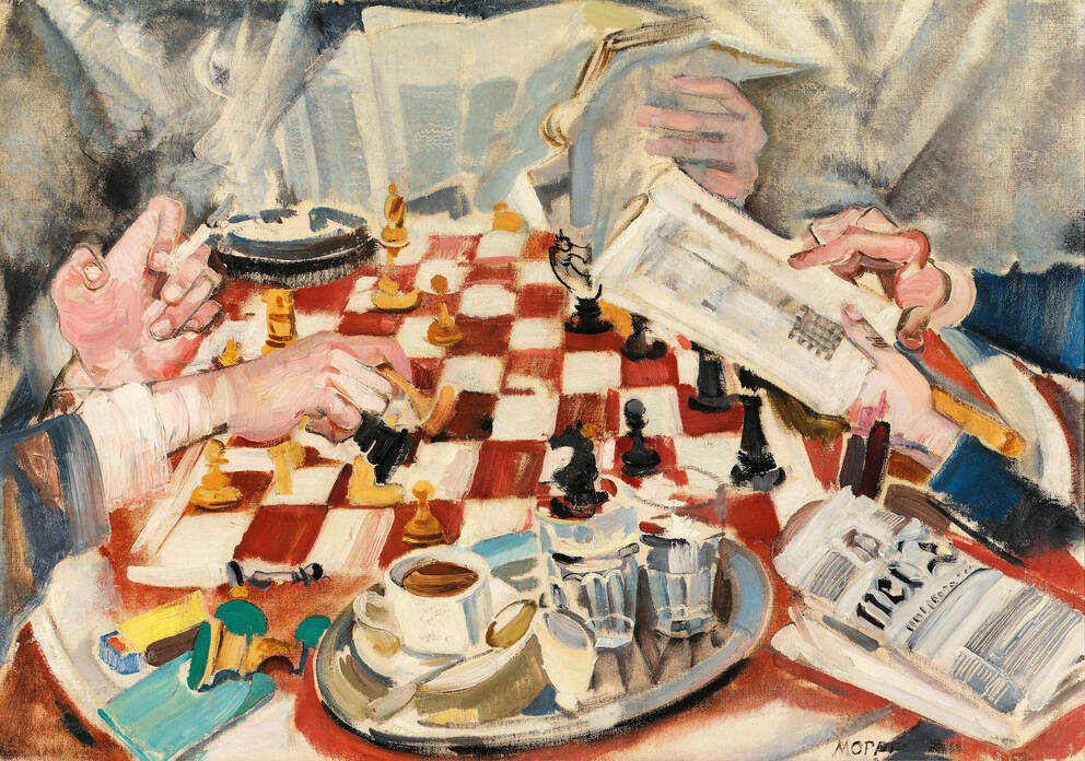 The Chess Game - Woodmere Art Museum